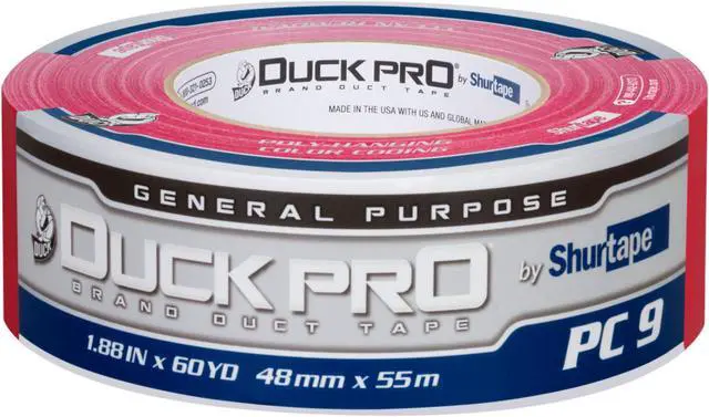 Alt view image 2 of 2 - Shurtape Duck Pro General Purpose Cloth Duct Tape (PC-9C): 3 in. (72mm actual) x 60 yds. (Black)