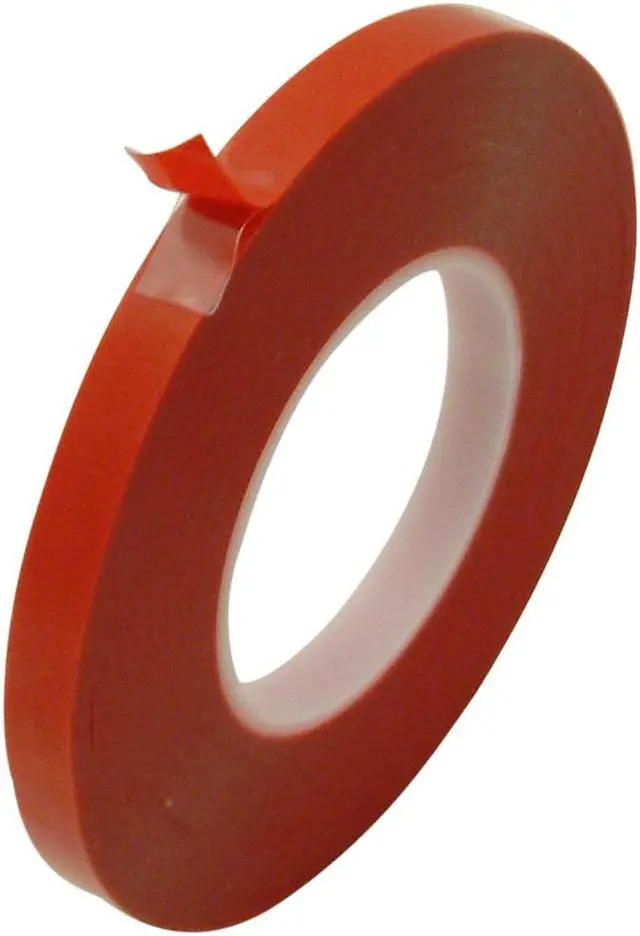 Main image of JVCC Ultra High Bond Double-Sided Tape [Clear Foamed Acrylic - 10 mil] (DC-UHB10FA-C): 3/8 in. x 36 yds. (Clear)