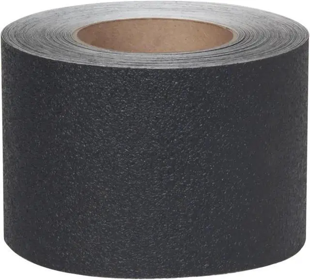 Alt view image 2 of 5 - Jessup Safety Track Resilient Non-Slip Safety Tape [Rubberized Texture] (3510): 4 in. x 10 ft. (Black)