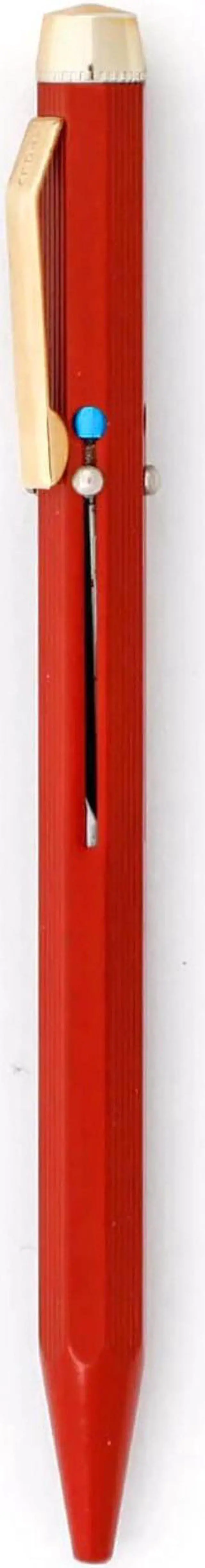 Main image of HIGHTIDE Penco 4-Color Ballpoint Pen: 5-1/2 in. (Red)