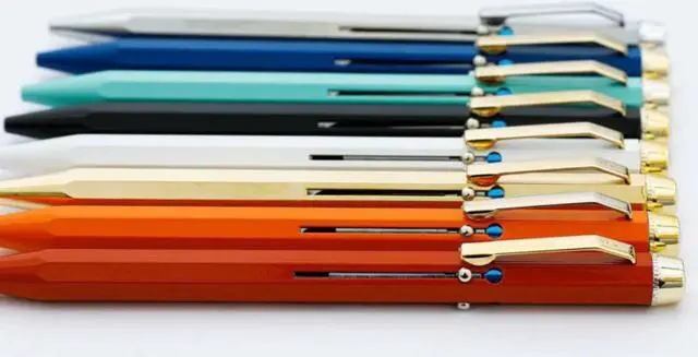 Alt view image 3 of 7 - HIGHTIDE Penco 4-Color Ballpoint Pen: 5-1/2 in. (Red)