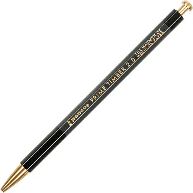 Main image of HIGHTIDE Penco Brass Prime Timber Pencil: v2.0 (Black) - OEM