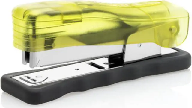 Main image of Zenith 501 Desktop Stapler: 5.5 in. length (Transparent Yellow)