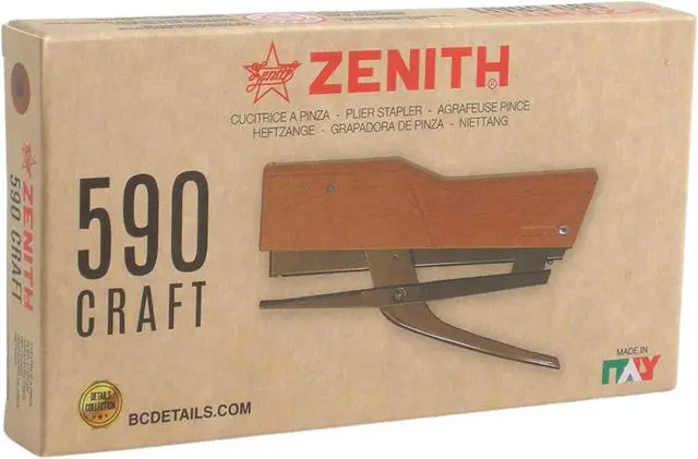 Alt view image 4 of 5 - Zenith 590 Craft Plier Stapler: stapler (Wood Grain)