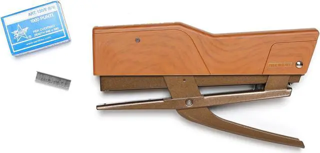 Alt view image 2 of 5 - Zenith 590 Craft Plier Stapler: stapler (Wood Grain)