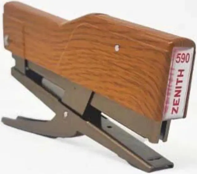 Alt view image 3 of 5 - Zenith 590 Craft Plier Stapler: stapler (Wood Grain)