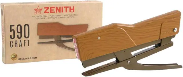 Alt view image 5 of 5 - Zenith 590 Craft Plier Stapler: stapler (Wood Grain)