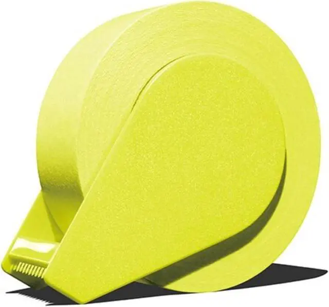 Main image of Yamato TapenFusen Pocket Size Sticky Note Dispenser: 3/5 in. x 33 ft. (Fluorescent Lemon)