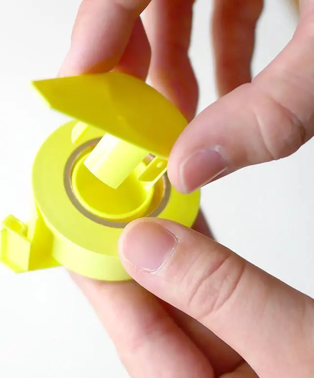 Alt view image 3 of 7 - Yamato TapenFusen Pocket Size Sticky Note Dispenser: 3/5 in. x 33 ft. (Fluorescent Lemon)