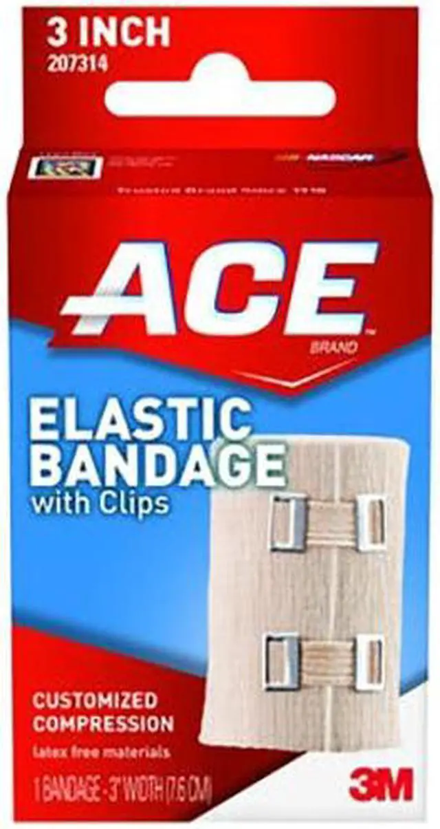 Alt view image 6 of 9 - Ace Elastic Bandage with Clips 3 Inch
