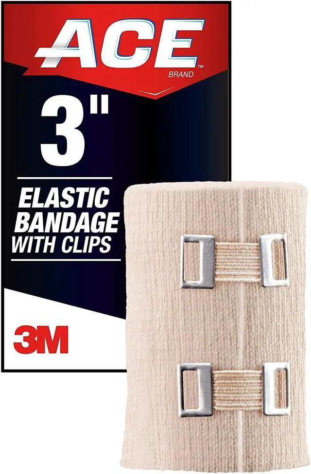 Alt view image 8 of 9 - Ace Elastic Bandage with Clips 3 Inch