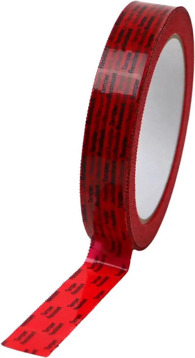 Main image of FindTape Security Printed Tape with Serrated Edges: 3/4 in. x 72 yds. (Red) - OEM