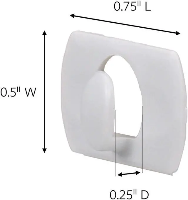 Alt view image 5 of 6 - Command Decorating Clips, White, 40Clips 1702640ES
