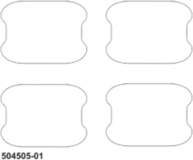 Alt view image 6 of 6 - Sharpline Durashield Door Cups: 3-1/4 in. x 3-3/4 in. (Clear) *4-pack