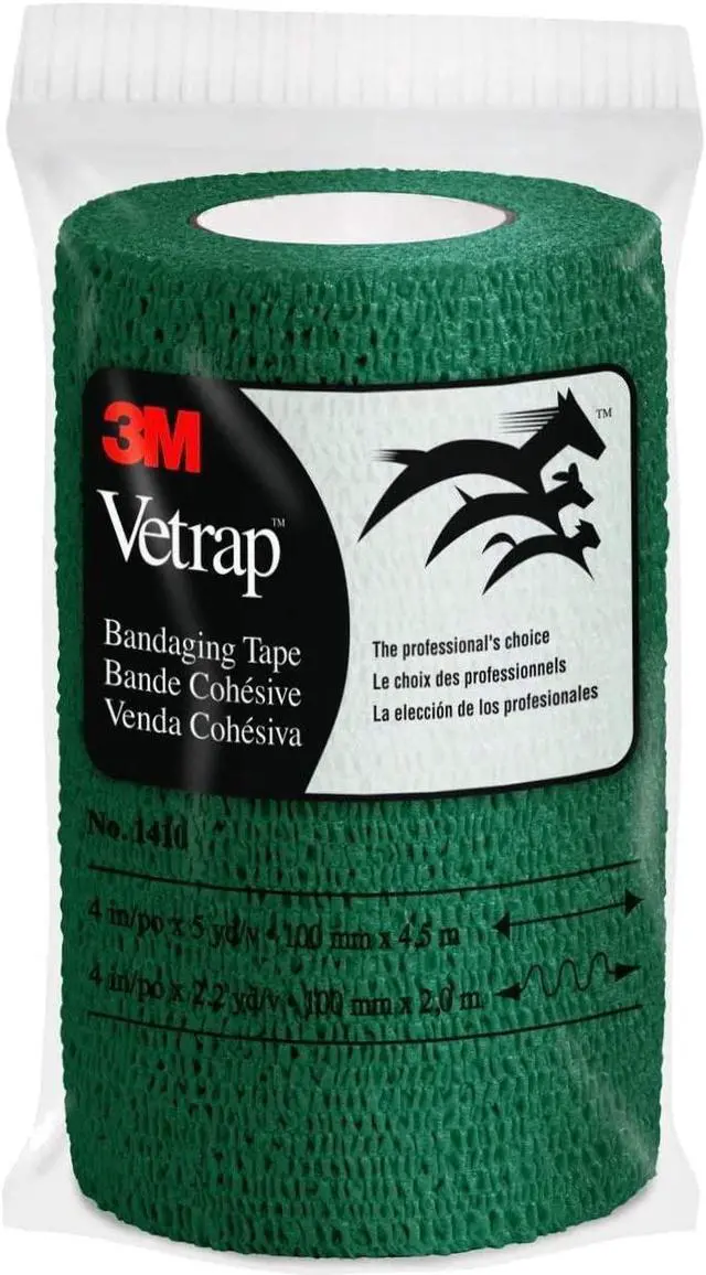Alt view image 2 of 7 - 3M Vetrap Bandaging Tape: 2 in. x 15 ft. (Black) - OEM