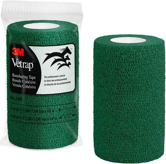 Alt view image 6 of 7 - 3M Vetrap Bandaging Tape: 2 in. x 15 ft. (Black) - OEM