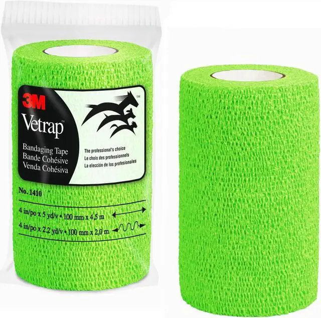 Alt view image 7 of 7 - 3M Vetrap Bandaging Tape: 2 in. x 15 ft. (Black) - OEM