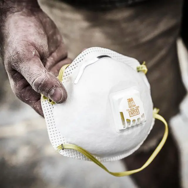 Alt view image 6 of 7 - 3M N95 Cool Flow Valve Particulate Respirator (8511): 10-pack (White)