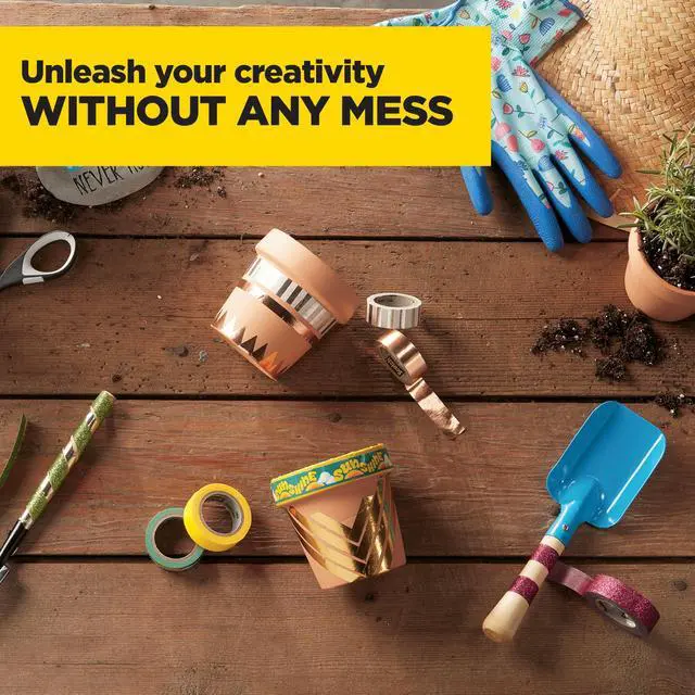 Alt view image 5 of 7 - Scotch Expressions Glitter Tape [3-Pack]: 3-pack / Assorted (3 colors)