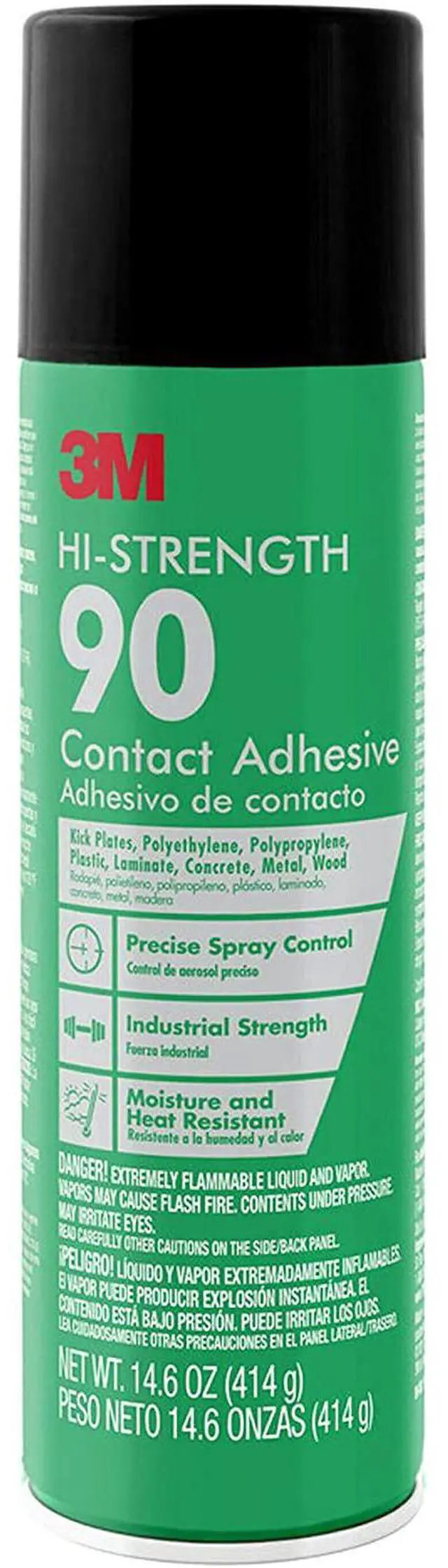 Main image of 3M Hi-Strength Spray Adhesive (90): 14.6 ounce container / Low VOC (Translucent)