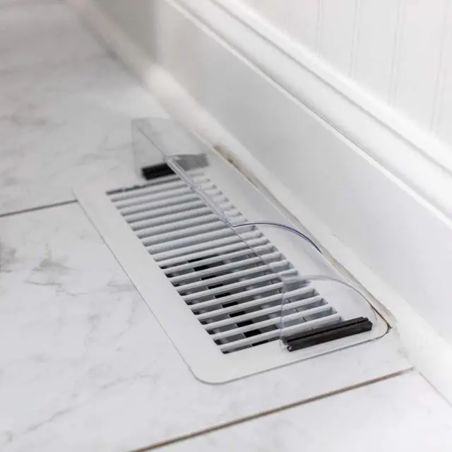 Alt view image 2 of 3 - Duck Brand Air & Heat Vent Deflector: adjustable 10 in. to 14 in. deflector (Clear)
