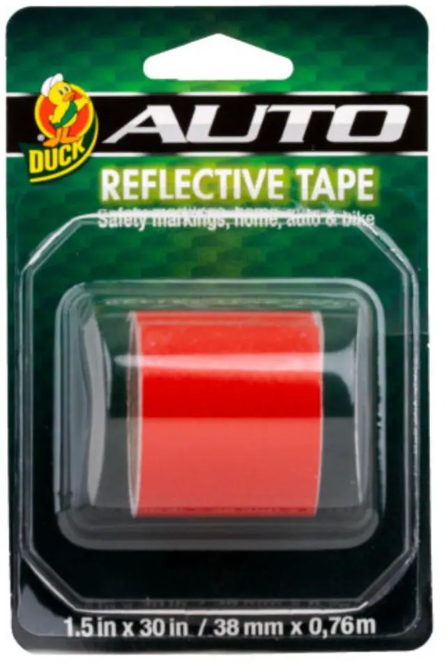 Alt view image 3 of 8 - Duck Brand Reflective Tape - Red 1.5" x 30" - OEM