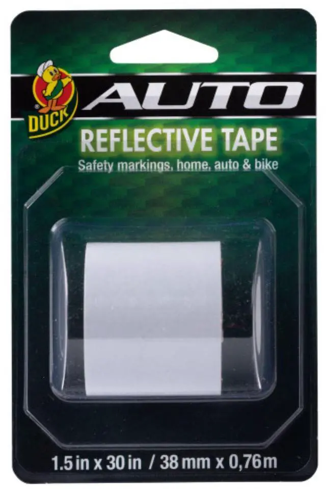 Alt view image 3 of 9 - Duck Brand Reflective Tape - White 1.5" x 30" - OEM