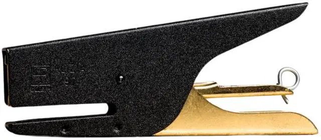 Main image of Ellepi Klizia 97 Gold Finish Stapler with Staples: 1 stapler / 1 pack of staples (Black) *1-pack
