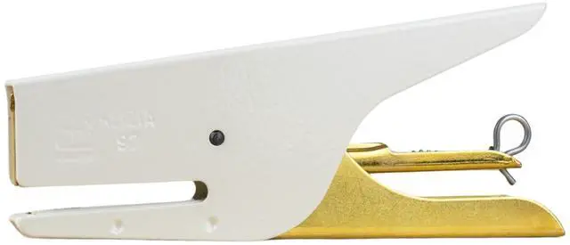 Alt view image 2 of 2 - Ellepi Klizia 97 Gold Finish Stapler with Staples: 1 stapler / 1 pack of staples (Black) *1-pack