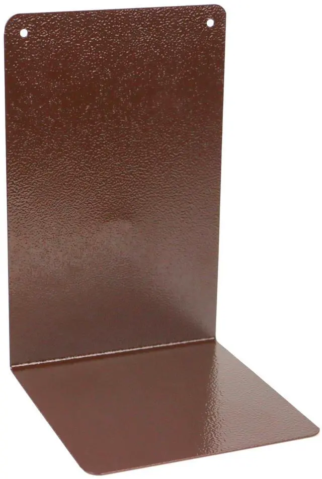 Main image of Ellepi Single Bookends: 7-1/2 inch medium (Textured Brown)