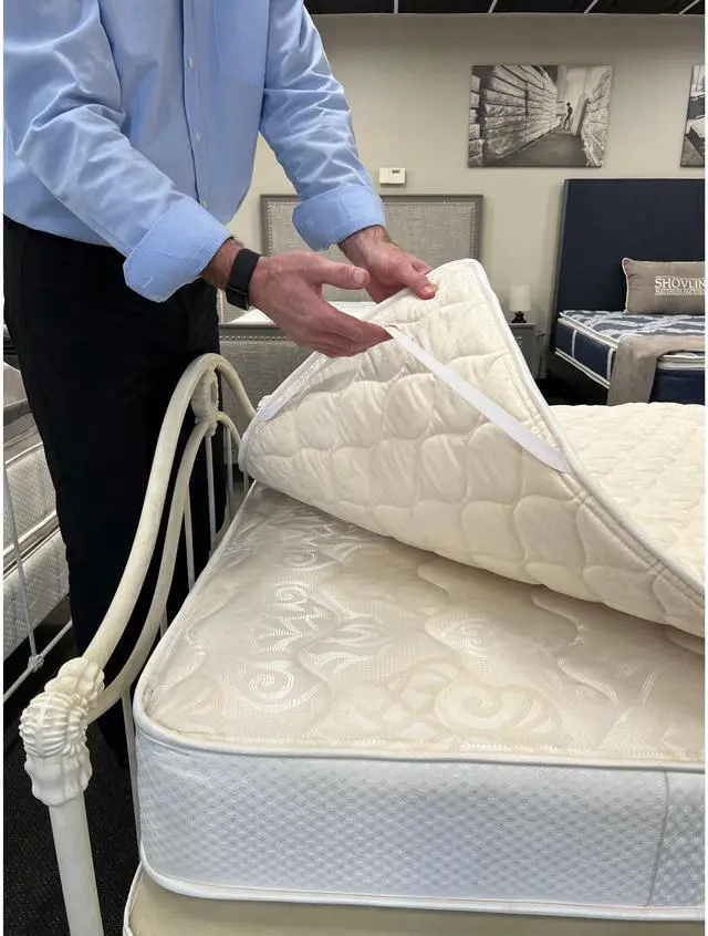 Main image of Shovlin Removable Mattress Pillow Topper: Full (White)