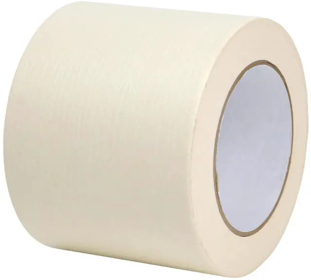 Main image of Shurtape Utility Grade Masking Tape (CP-83): 4 in. (96mm actual) x 60 yds. (Natural) *non-branded, white core