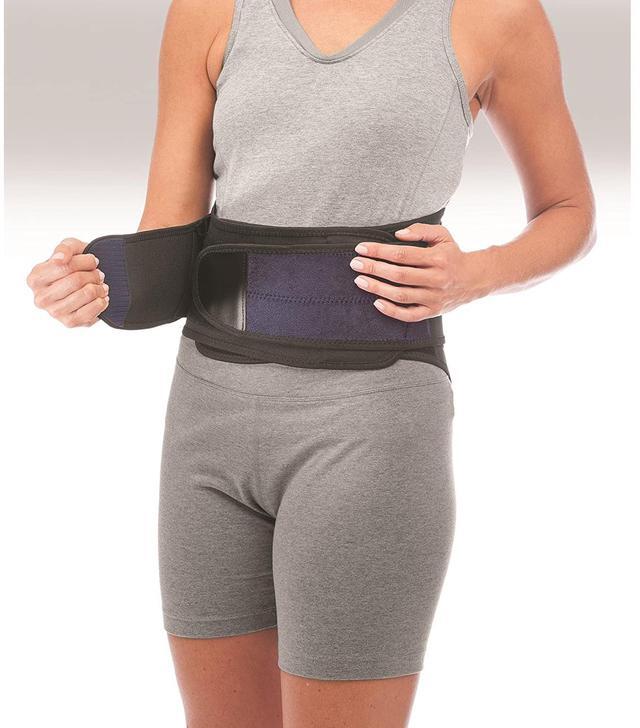 Alt view image 2 of 6 - Mueller Lumbar Back Brace with Removable Pad: Extended Plus Size (Black)
