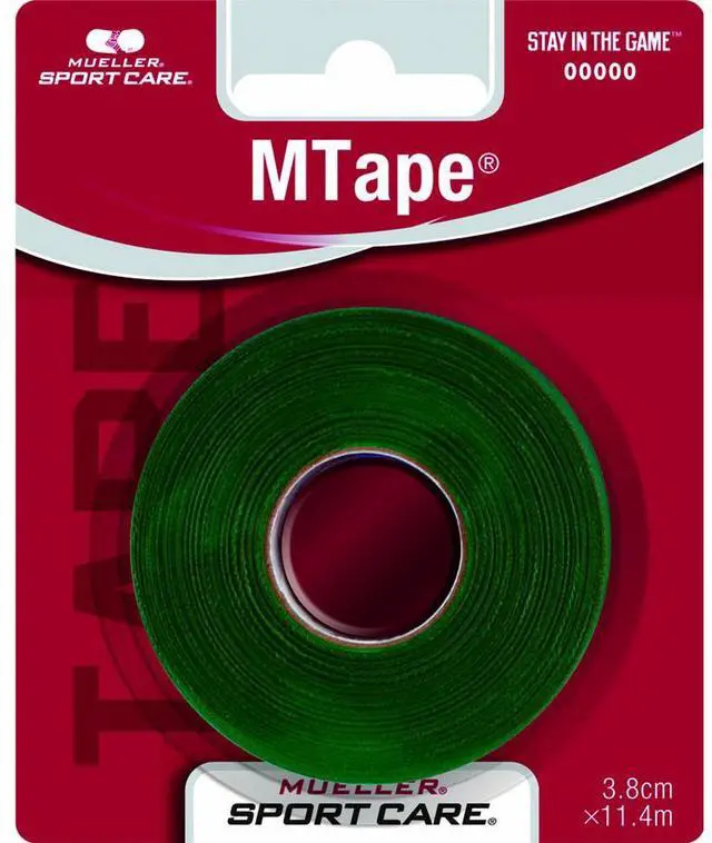 Main image of Mueller MTape [Non-Elastic Athletic Tape]: 1-1/2 in. x 30 ft. (Forest Green)