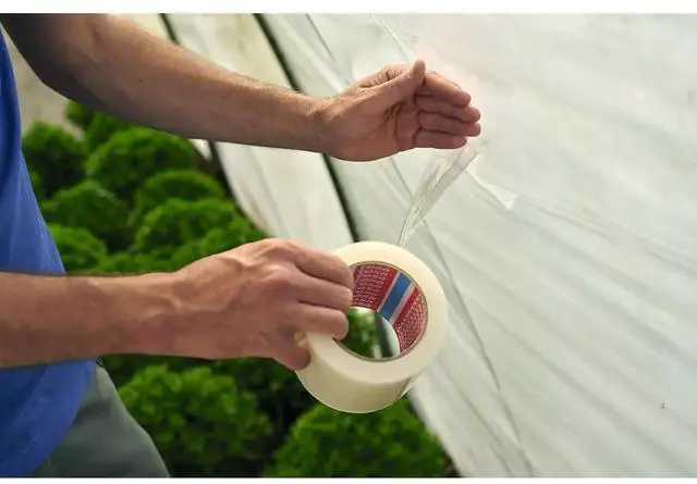 Alt view image 3 of 6 - tesa Greenhouse Repair Tape [UV Resistant] (4646): 4 in. x 36 yds. (Clear)