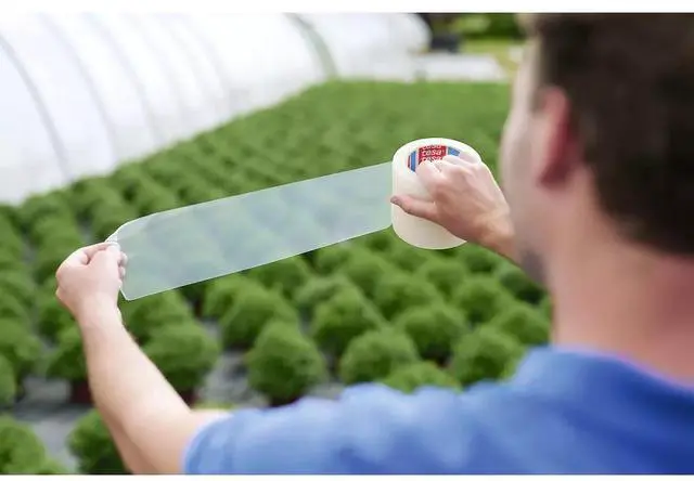 Alt view image 6 of 6 - tesa Greenhouse Repair Tape [UV Resistant] (4646): 4 in. x 36 yds. (Clear)