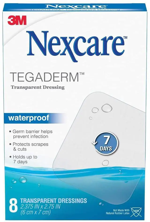 Main image of Nexcare Tegaderm Dressing: 2-3/8 in. width (Transparent) *8-pack