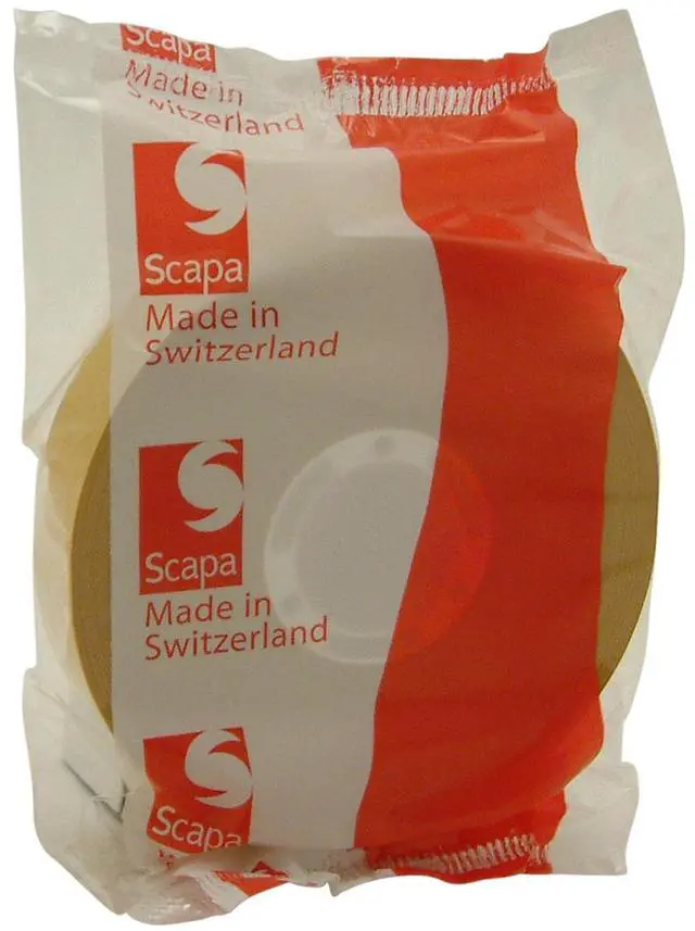 Main image of Scapa ATG Tape [Acid Neutral] (T002): 3/4 in. x 60 yds. (Clear Adhesive on Yellow Liner)