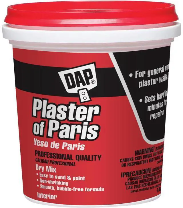 Alt view image 3 of 4 - DAP 10310 Plaster of Paris, 8 lb, Bag, White, Plaster of Paris