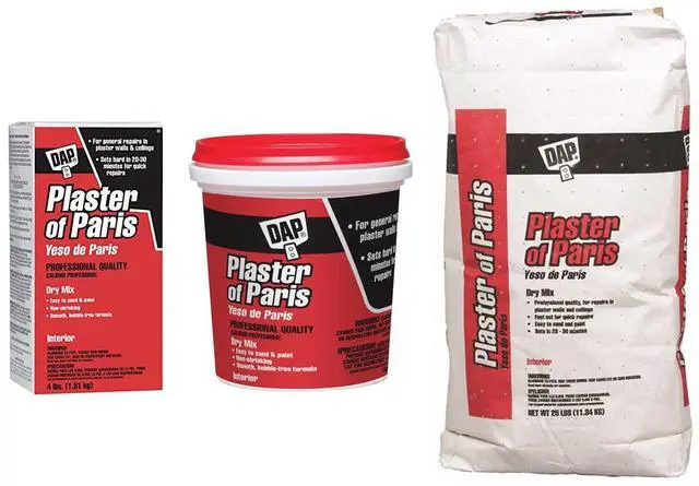 Alt view image 4 of 4 - DAP 10310 Plaster of Paris, 8 lb, Bag, White, Plaster of Paris
