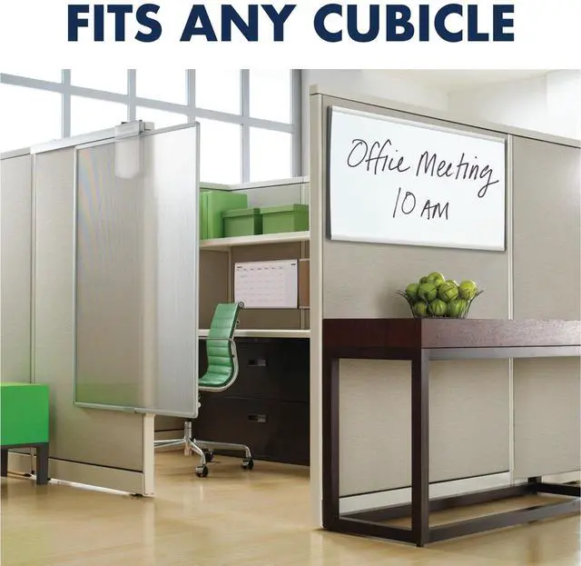 Alt view image 18 of 19 - Quartet Magnetic Dry-Erase Board Steel 14 x 24 White Surface Silver Aluminum Frame ARC2414