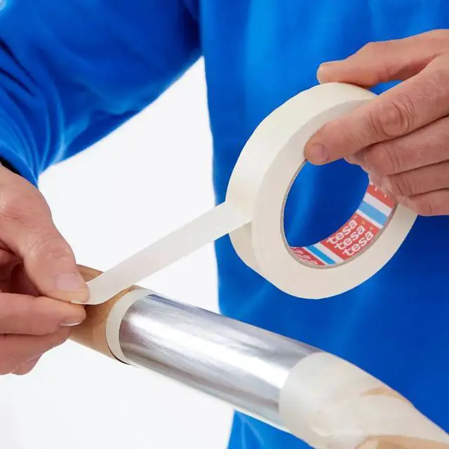 Alt view image 4 of 7 - tesa Fine Crepe Paper Masking Tape (4316 PV3): 2 in. (48mm actual) x 60 yds. (Chamois)
