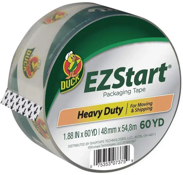 Alt view image 9 of 9 - Duck EZ Start Premium Packaging Tape DUCCS60C