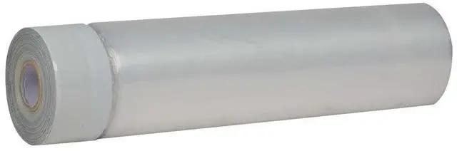 Alt view image 7 of 7 - Duck Brand Pre-Taped Drop Cloth [Plastic Sheeting / Removable Cloth Tape]: 55.2 in. x 19-2/3 yds. (Clear)