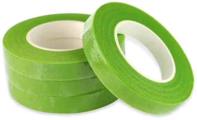 Main image of FindTape Flower / Bouquet Stem Wrapping Tape: 1/2 in. x 30 yds. (Green) *4-pack