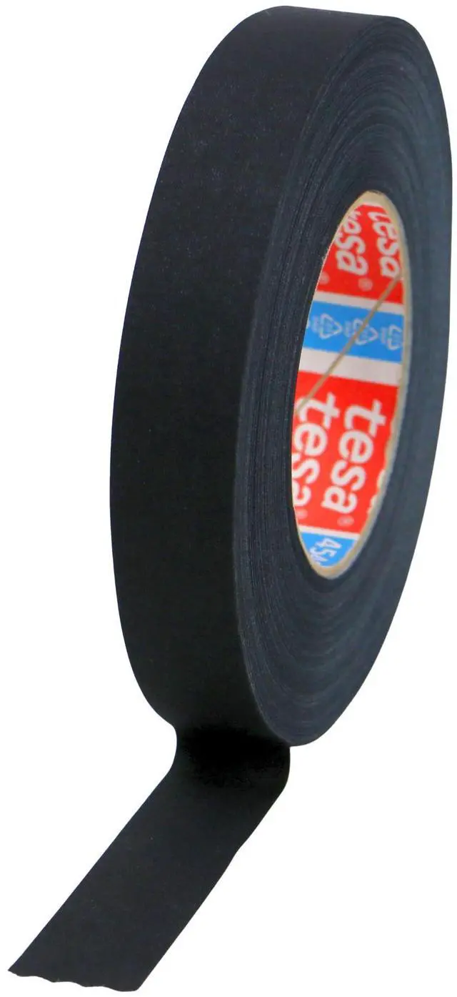 Main image of tesa Conformable Uncoated Cloth Tape (4541): 1 in. x 55 yds. (Black)