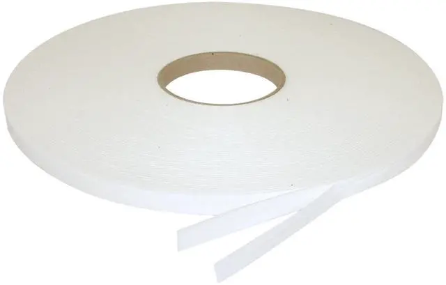 Main image of FindTape Polyethylene Foam Tape [Double-Sided, Closed Cell, 1/16 inch thick] (DSFOAM-PE116): 1/2 in. x 36 yds. x 1/16 in. thick (White)