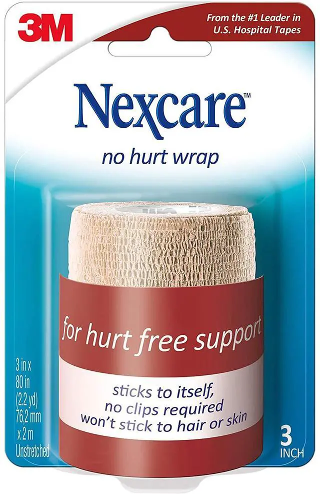 Alt view image 2 of 2 - Nexcare No Hurt Wrap, 1 Each (Pack of 3)