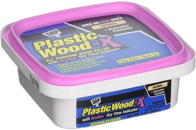 Main image of DAP Plastic Wood-X Wood Filler with DryDex Dry Time Indicator: 8.0 oz. (Natural)