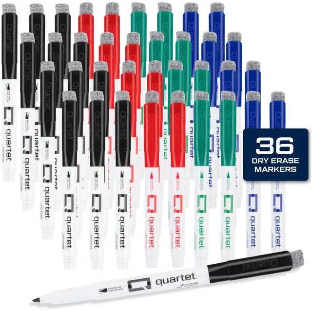 Main image of Quartet  DryGuard Fine Tip Dry-Erase Markers: 36-pack (Assorted Colors)